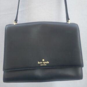 Kate Spade Black Leather Crossbody Bag